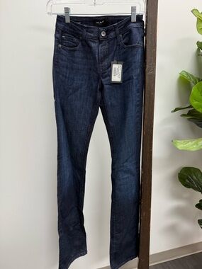 HAALA Women's Dark Indigo Skinny Jeans - Stretch Slim Fit